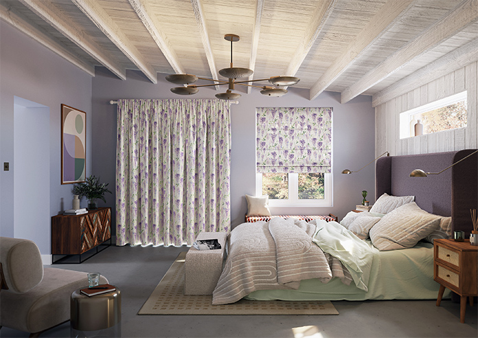 Wisteria Silk, Violet - Made to Measure Curtains - Image 15